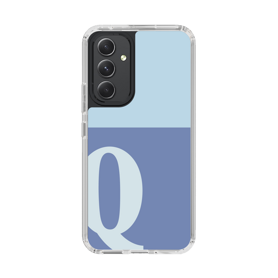 Slim Protection Case［ Original - initial two tone - Q blue ］