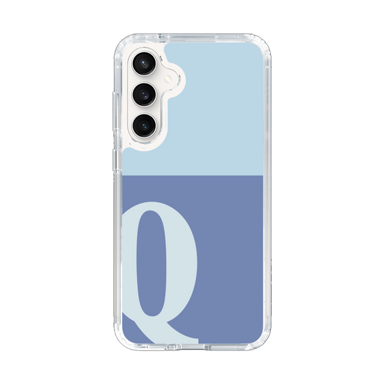 Slim Protection Case［ Original - initial two tone - Q blue ］