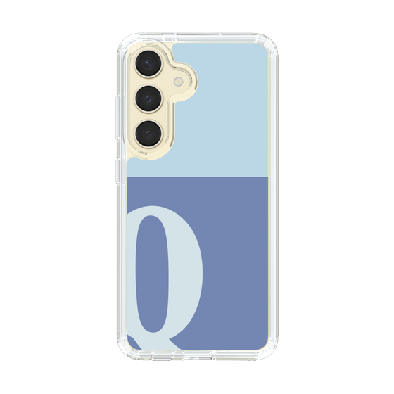 Slim Protection Case［ Original - initial two tone - Q blue ］