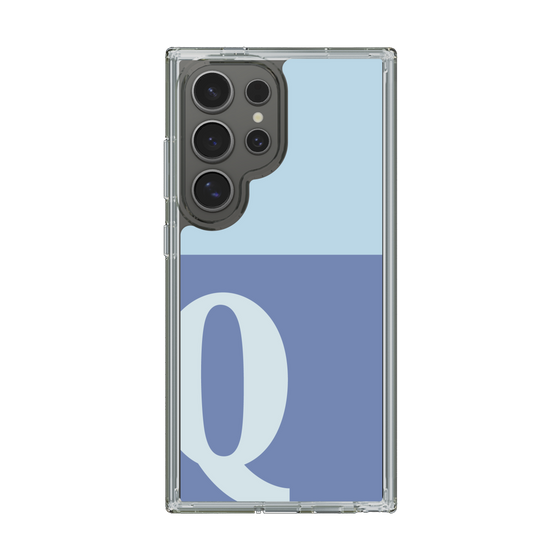 Slim Protection Case［ Original - initial two tone - Q blue ］