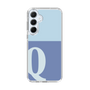 Slim Protection Case［ オリジナル - initial two tone - Q blue ］