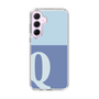 Slim Protection Case［ オリジナル - initial two tone - Q blue ］