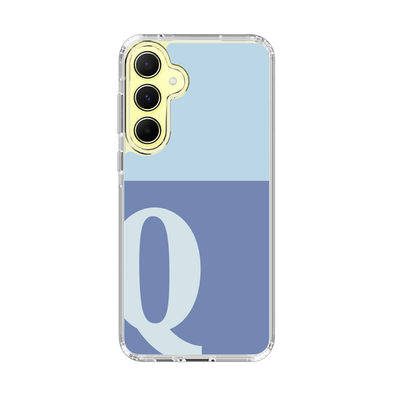 Slim Protection Case［ オリジナル - initial two tone - Q blue ］