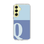 Slim Protection Case［ オリジナル - initial two tone - Q blue ］