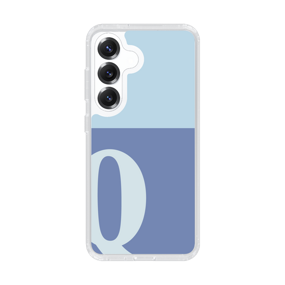 Slim Protection Case［ Original - initial two tone - Q blue ］