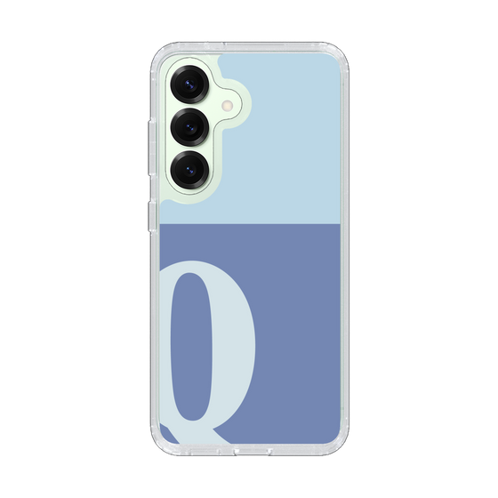 Slim Protection Case［ Original - initial two tone - Q blue ］