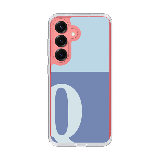 Slim Protection Case［ Original - initial two tone - Q blue ］