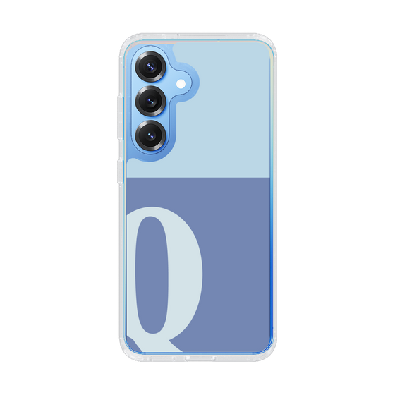 Slim Protection Case［ Original - initial two tone - Q blue ］