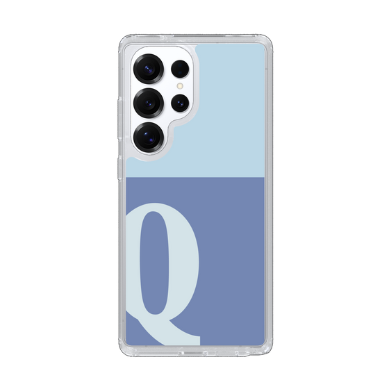Slim Protection Case［ Original - initial two tone - Q blue ］