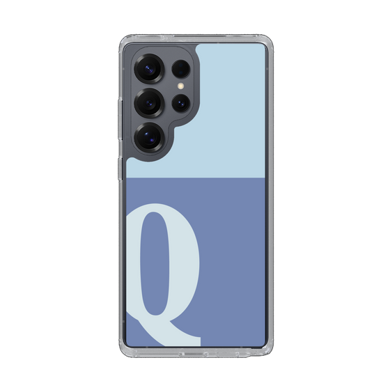 Slim Protection Case［ Original - initial two tone - Q blue ］