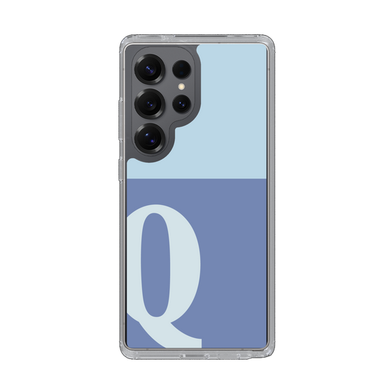 Slim Protection Case［ Original - initial two tone - Q blue ］