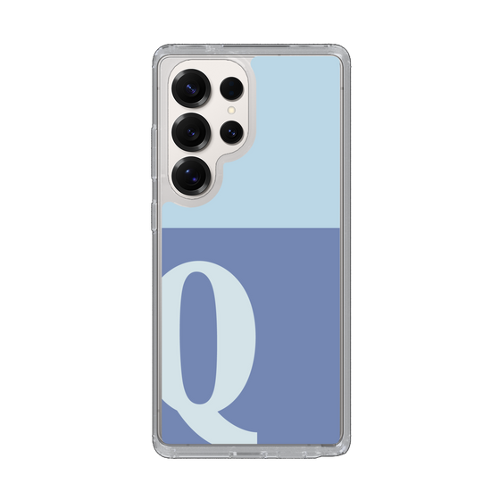 Slim Protection Case［ Original - initial two tone - Q blue ］