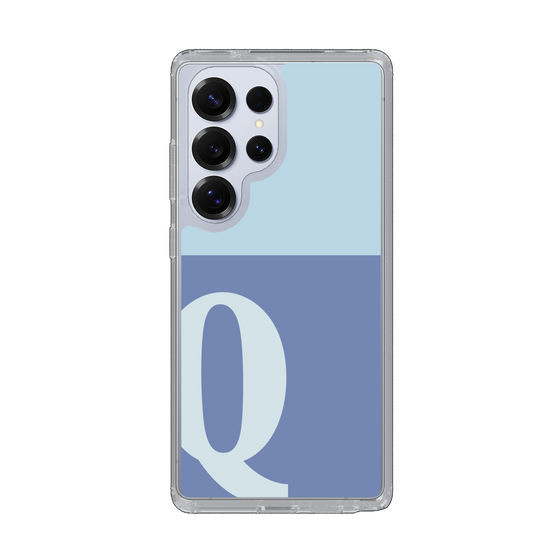 Slim Protection Case［ Original - initial two tone - Q blue ］