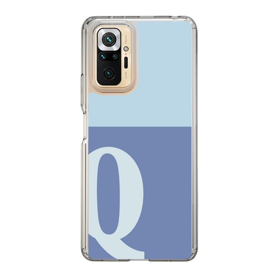 Slim Protection Case［ Original - initial two tone - Q blue ］