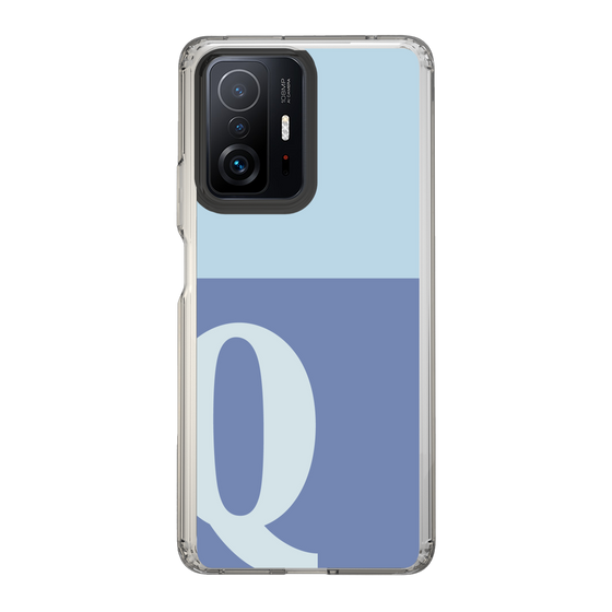 Slim Protection Case［ Original - initial two tone - Q blue ］
