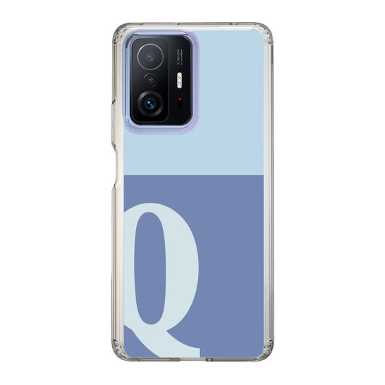 Slim Protection Case［ Original - initial two tone - Q blue ］