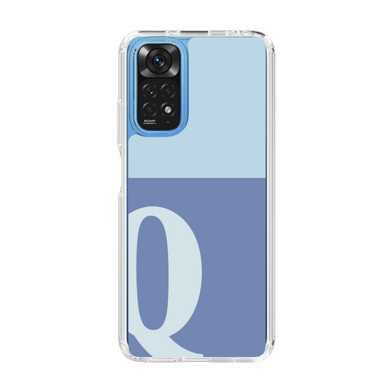 Slim Protection Case［ Original - initial two tone - Q blue ］