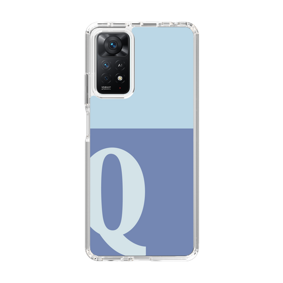 Slim Protection Case［ Original - initial two tone - Q blue ］