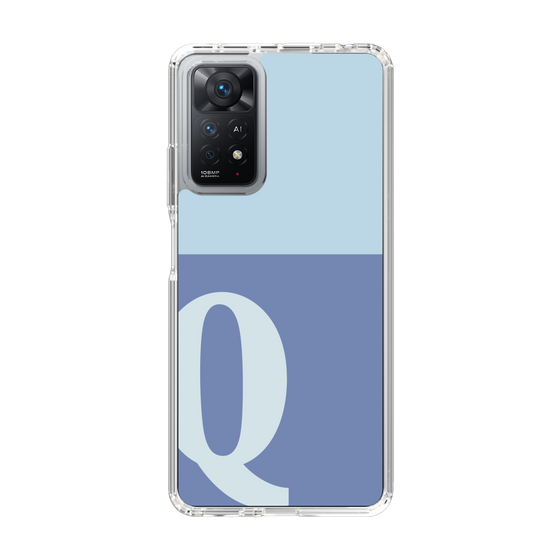 Slim Protection Case［ Original - initial two tone - Q blue ］