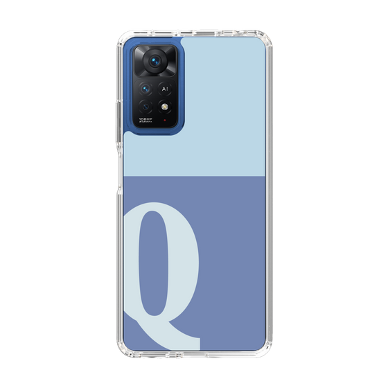 Slim Protection Case［ Original - initial two tone - Q blue ］