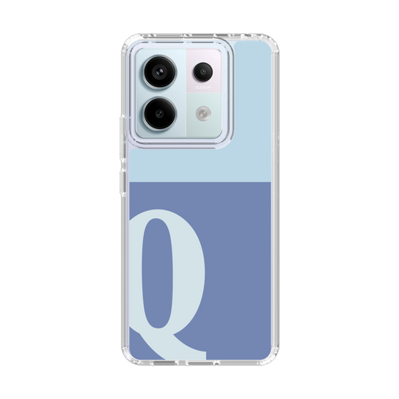 Slim Protection Case［ Original - initial two tone - Q blue ］