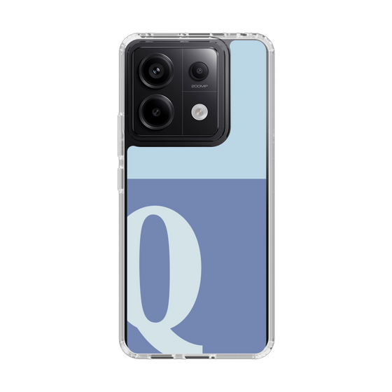 Slim Protection Case［ Original - initial two tone - Q blue ］