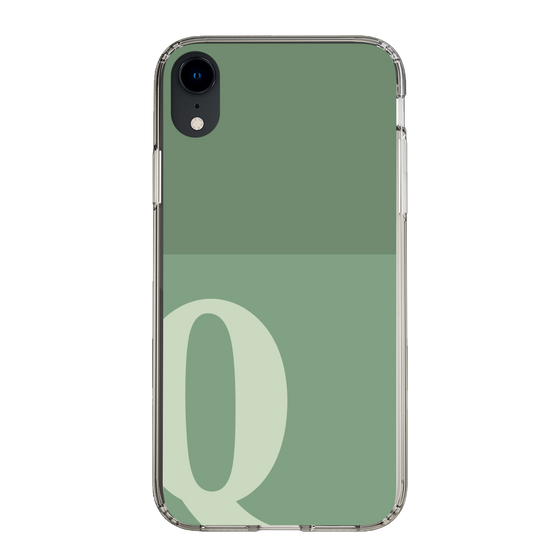 Slim Protection Case［ Original - initial two tone - Q green ］