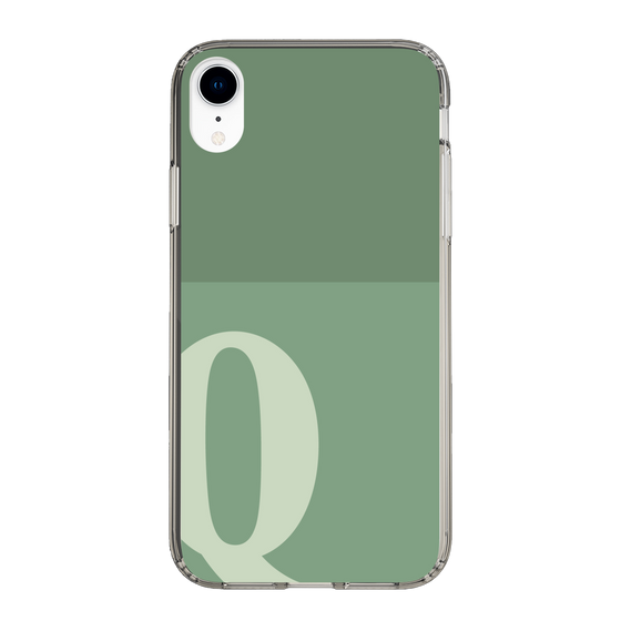 Slim Protection Case［ Original - initial two tone - Q green ］