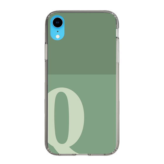 Slim Protection Case［ Original - initial two tone - Q green ］
