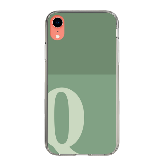 Slim Protection Case［ Original - initial two tone - Q green ］