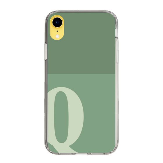 Slim Protection Case［ Original - initial two tone - Q green ］