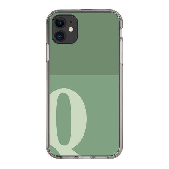 Slim Protection Case［ Original - initial two tone - Q green ］