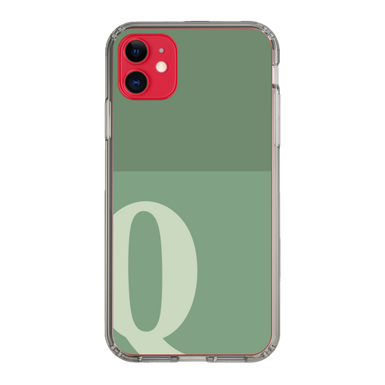 Slim Protection Case［ Original - initial two tone - Q green ］