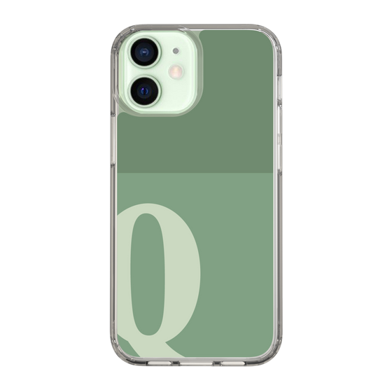 Slim Protection Case［ Original - initial two tone - Q green ］