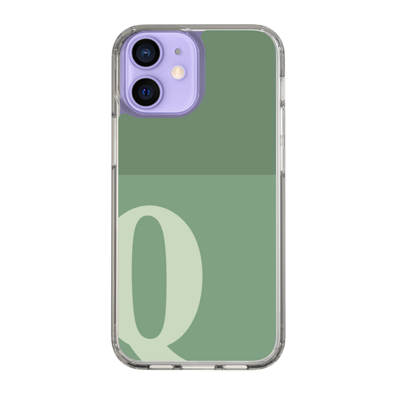 Slim Protection Case［ Original - initial two tone - Q green ］
