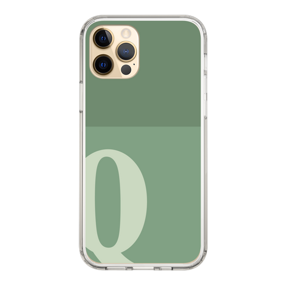 Slim Protection Case［ Original - initial two tone - Q green ］