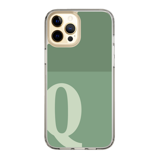 Slim Protection Case［ Original - initial two tone - Q green ］