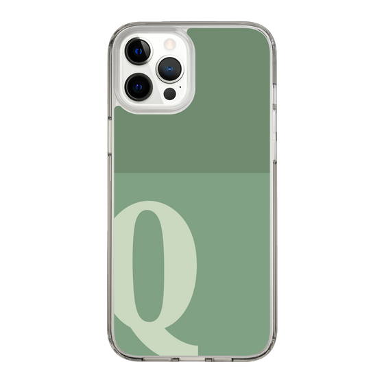 Slim Protection Case［ Original - initial two tone - Q green ］
