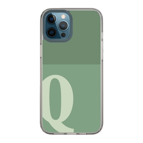 Slim Protection Case［ Original - initial two tone - Q green ］