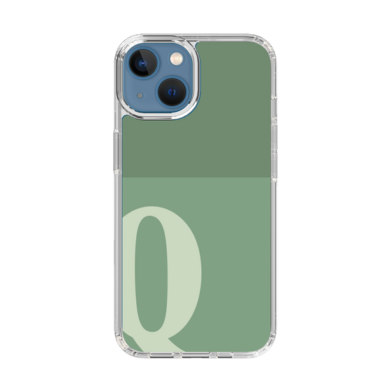 Slim Protection Case［ Original - initial two tone - Q green ］