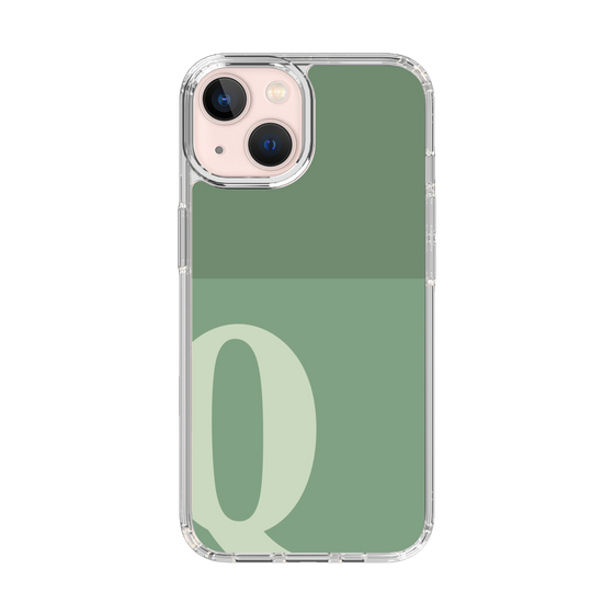 Slim Protection Case［ Original - initial two tone - Q green ］