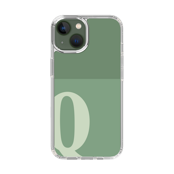 Slim Protection Case［ Original - initial two tone - Q green ］