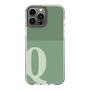 Slim Protection Case［ Original - initial two tone - Q green ］