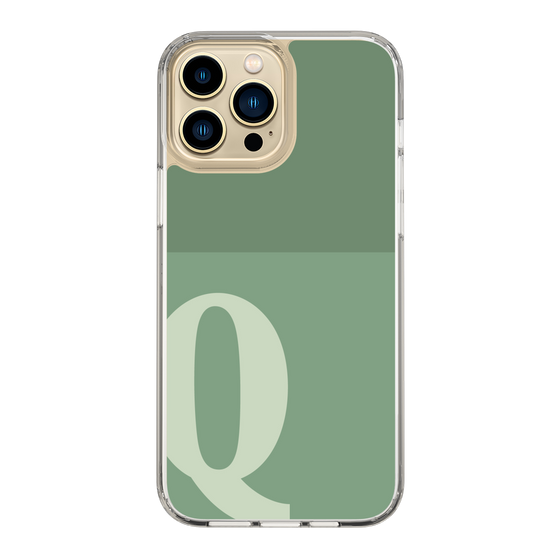 Slim Protection Case［ Original - initial two tone - Q green ］