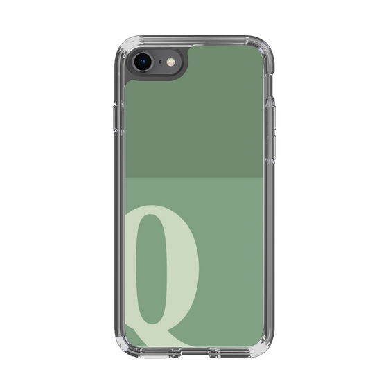 Slim Protection Case［ Original - initial two tone - Q green ］