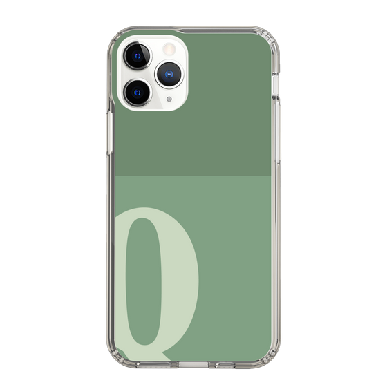 Slim Protection Case［ Original - initial two tone - Q green ］