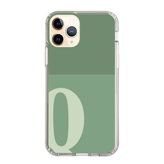 Slim Protection Case［ Original - initial two tone - Q green ］