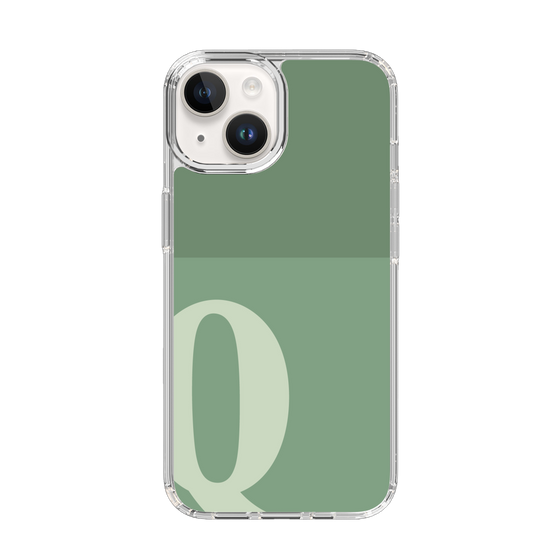Slim Protection Case［ Original - initial two tone - Q green ］