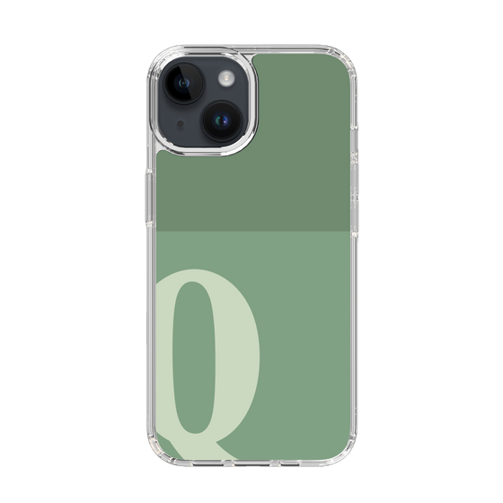 Slim Protection Case［ Original - initial two tone - Q green ］
