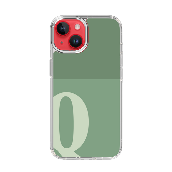 Slim Protection Case［ Original - initial two tone - Q green ］